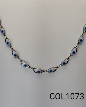 colar inox olho turco