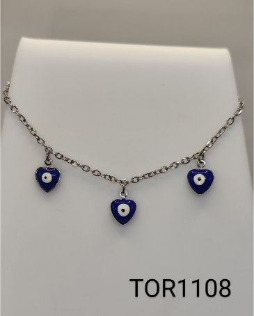 tornozeleira 25 cm inox  olho turco