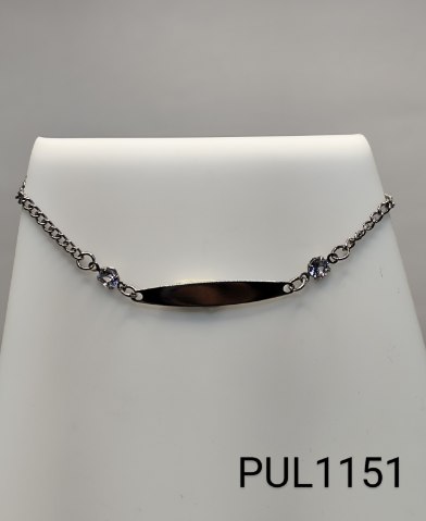 pulseira inox  chapinha infantil