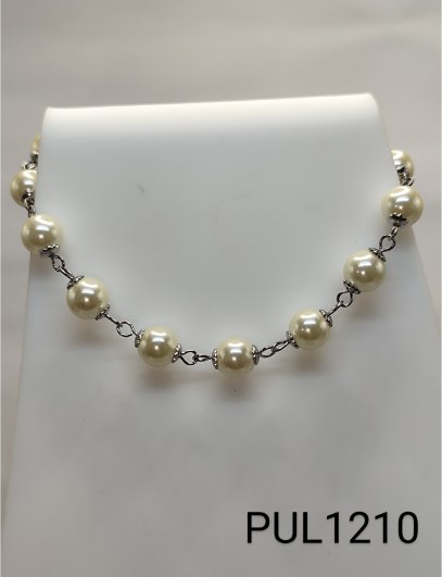 pulseira inox pérola