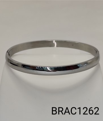 bracelete liso inox