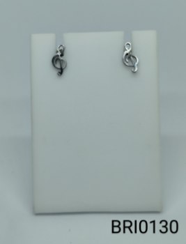 brinco inox clave de sol