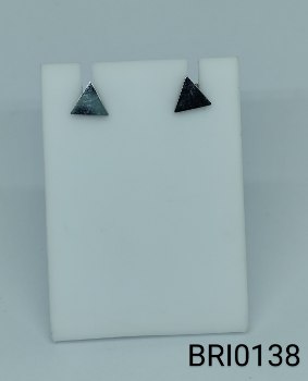 brinco inox triângulo