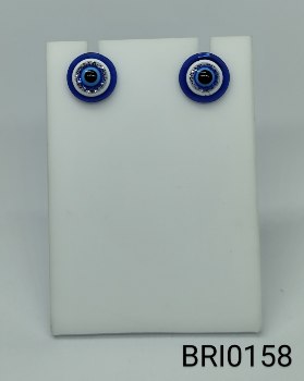 brinco inox olho turco