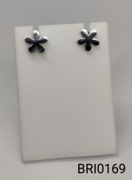 brinco inox flor