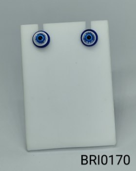 brinco inox olho turco