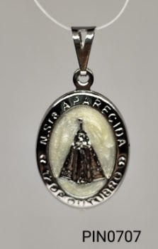 pingente inox N S Aparecida