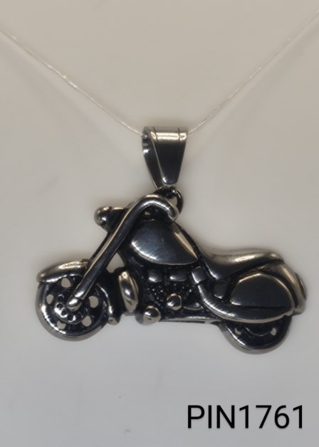 pingente inox motocicleta