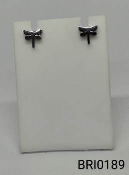 brinco inox libélula