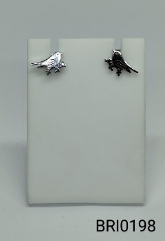 brinco inox pássaro