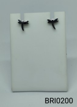 brinco inox libélula