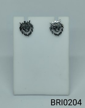 brinco inox leão