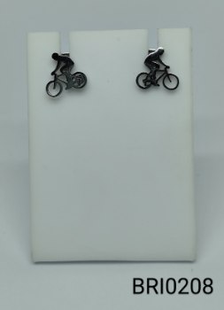 brinco inox bicicleta