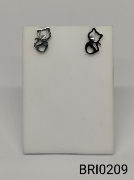 brinco inox gato