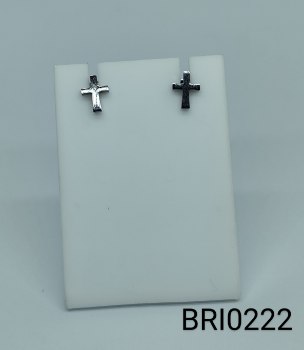 brinco inox cruz