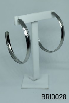 brinco inox argola tratorada