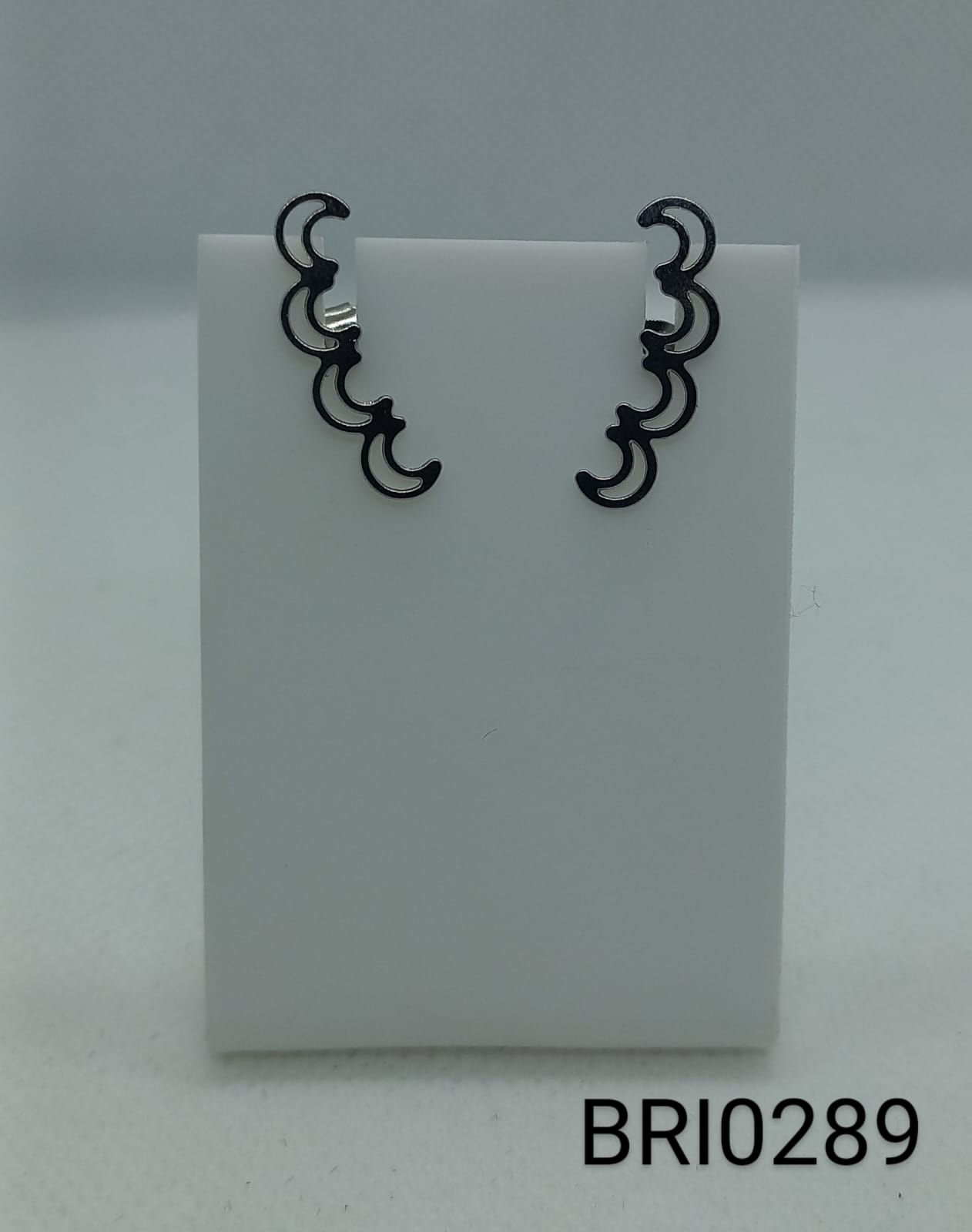 brinco inox 4 meias luas