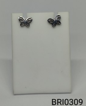 brinco inox borboleta