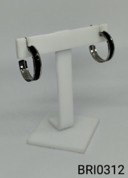 brinco inox argola risco preto central