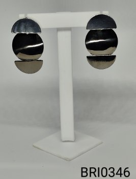 brinco inox 3 peças encaixadas