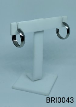 brinco inox argola pequeno boleado