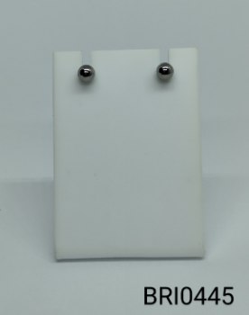 brinco inox pequeno  bolinha
