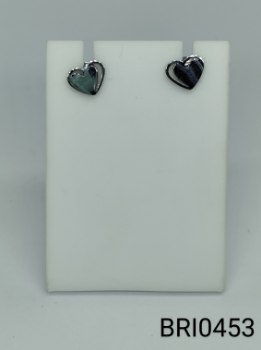 brinco inox coração