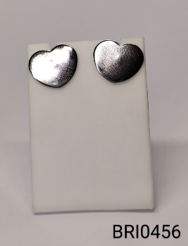 brinco inox coração